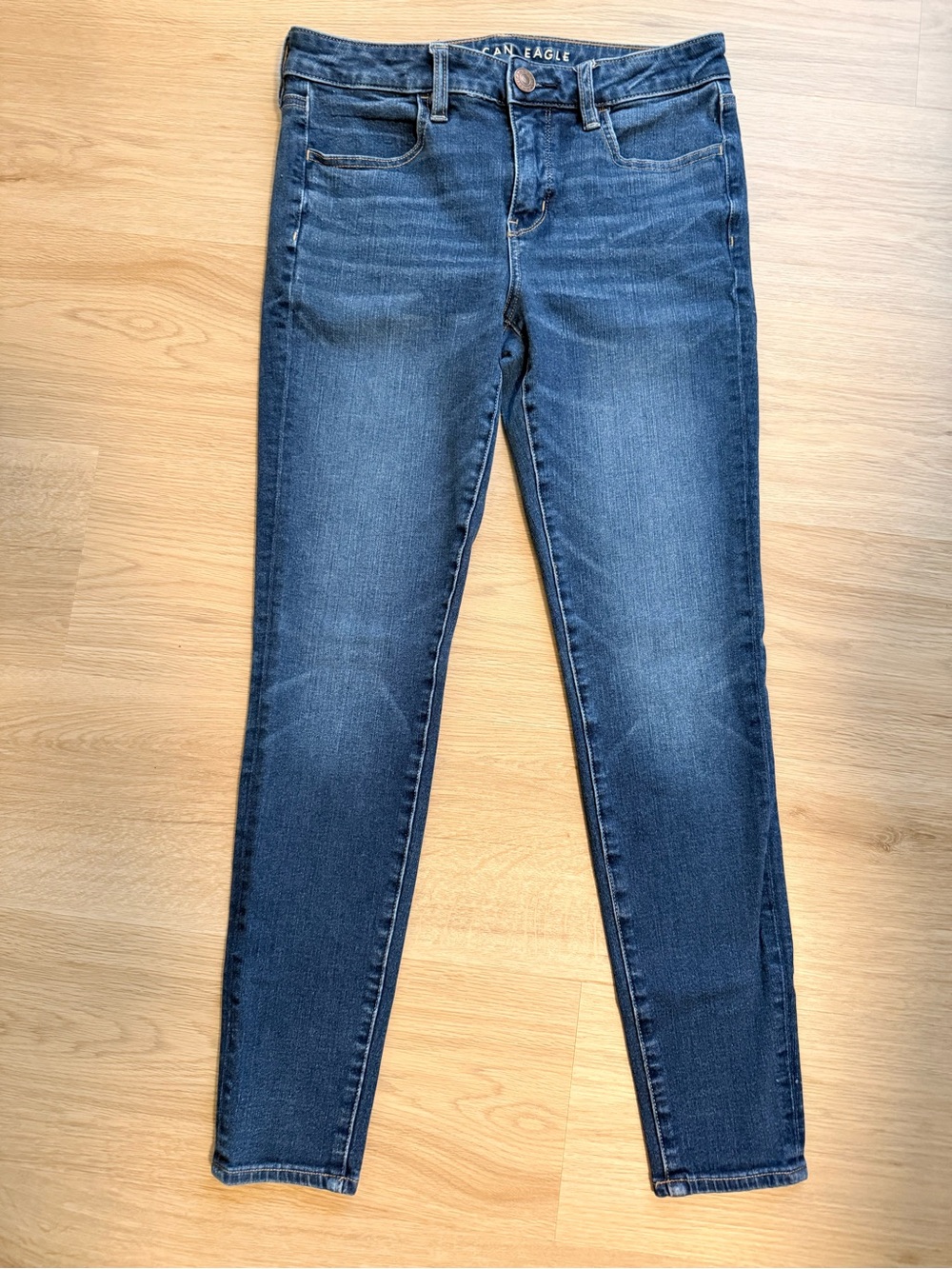 American Eagle Outfitters Dark Indigo Skinny Jeans